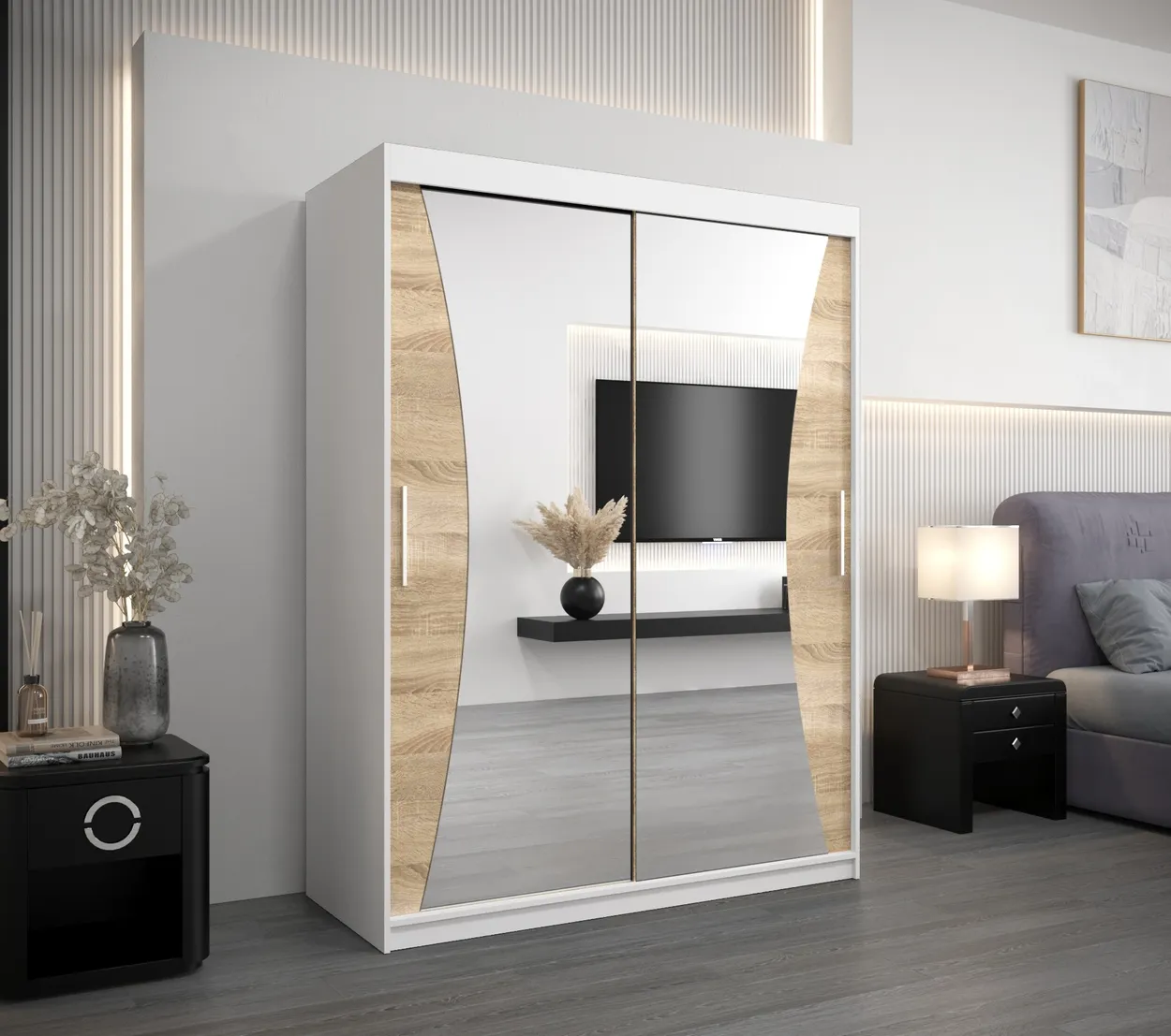 Skriňa s posuvnými dverami Monaco 150 cm — 2