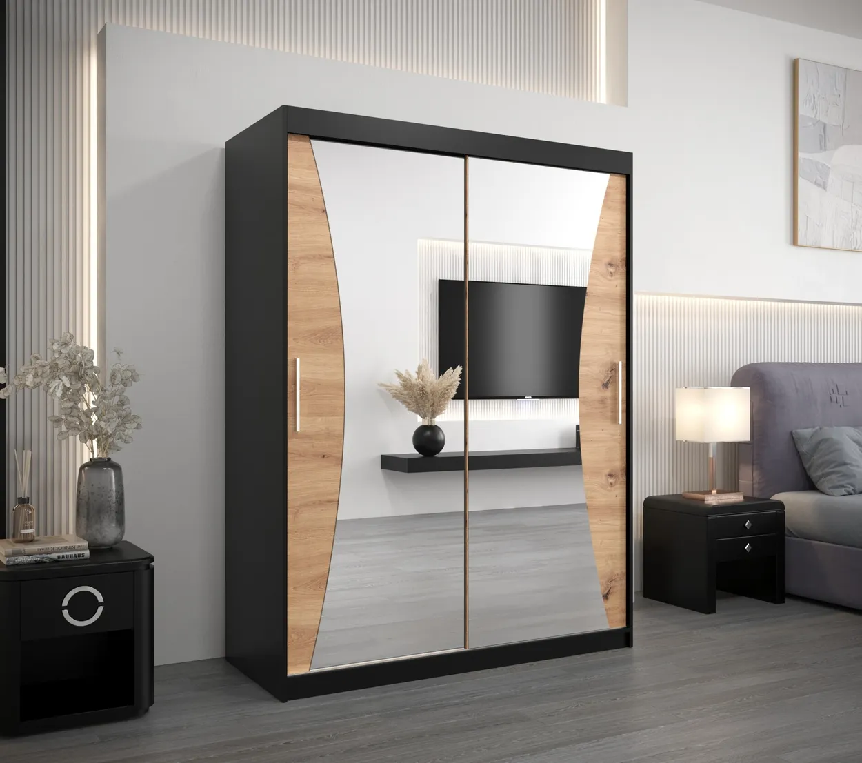 Skriňa s posuvnými dverami Monaco 150 cm — 2