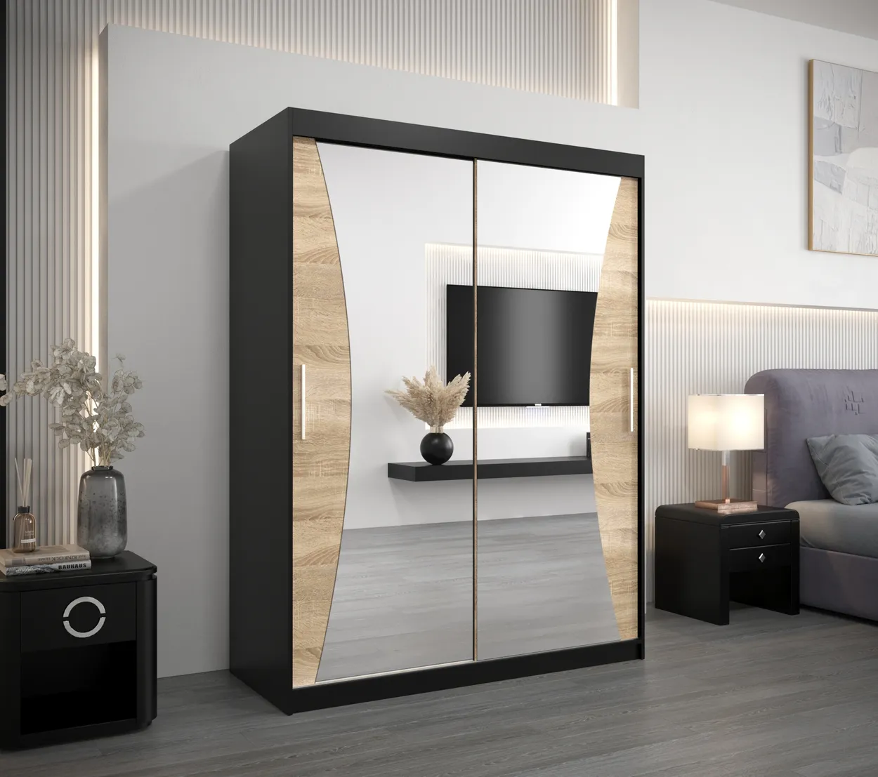 Skriňa s posuvnými dverami Monaco 150 cm — 2