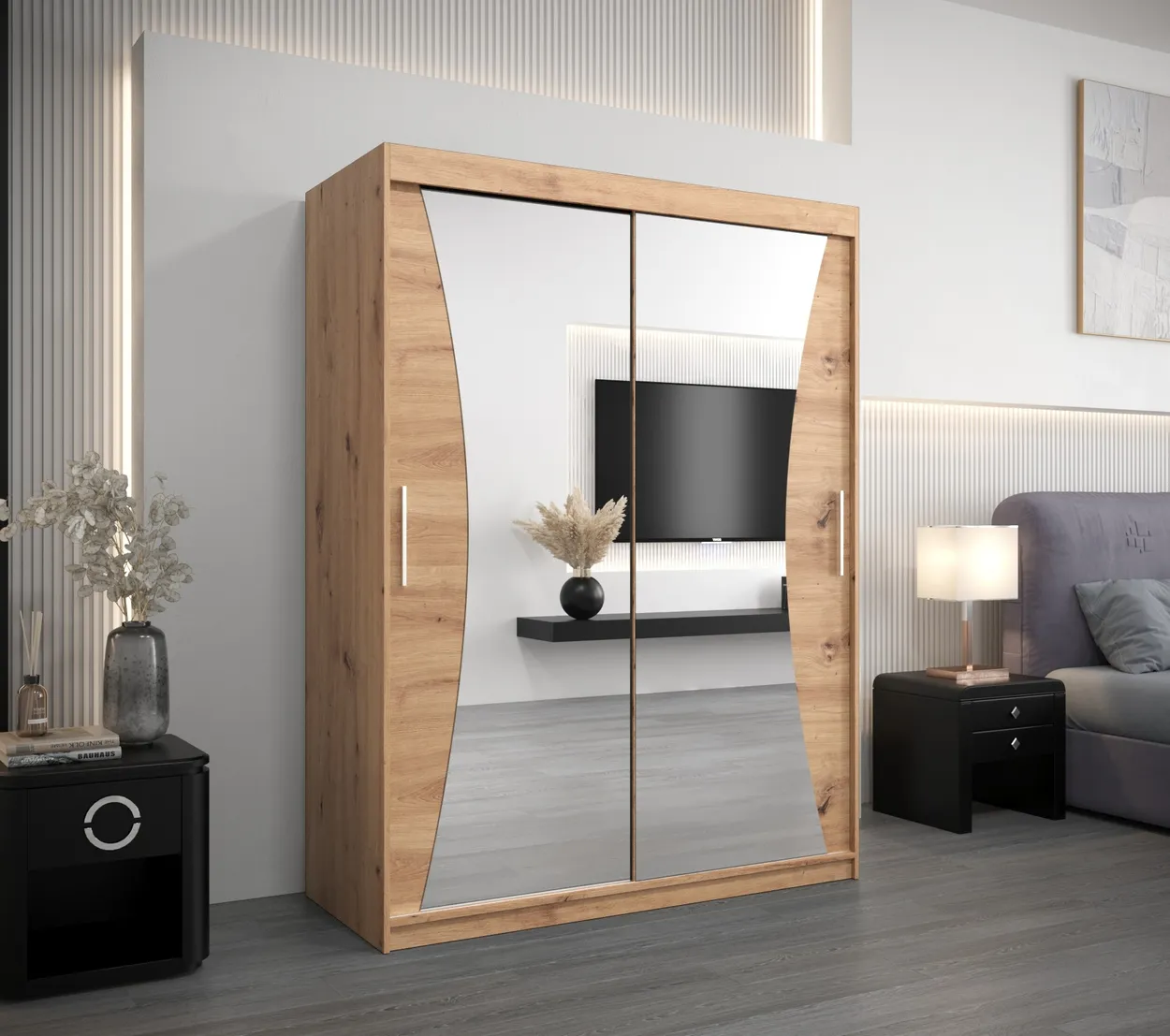 Skriňa s posuvnými dverami Monaco 150 cm — 2