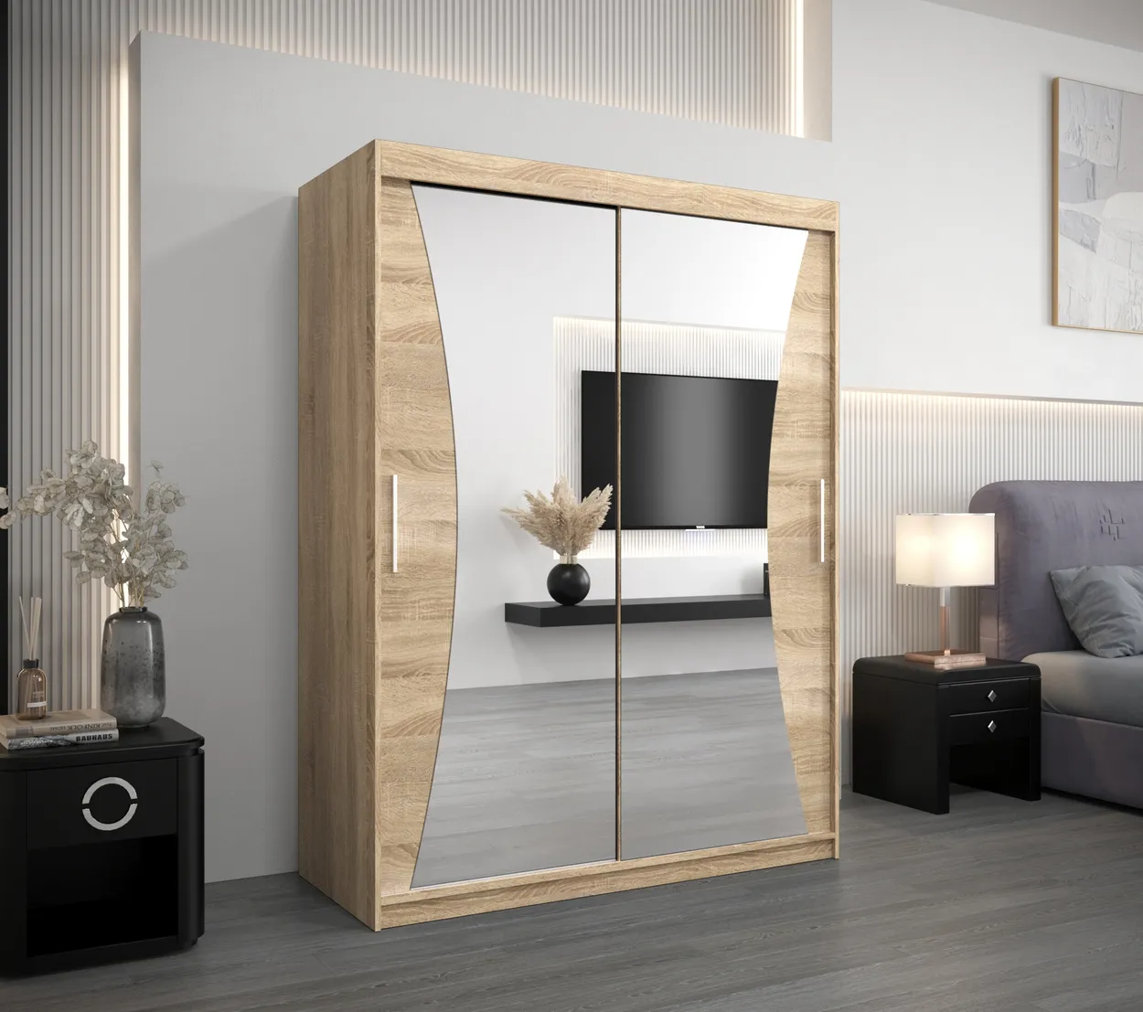 Skriňa s posuvnými dverami Monaco 150 cm — 2