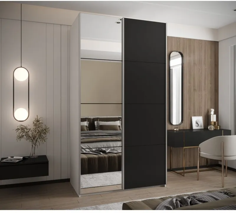 Skriňa s posuvnými dverami so zrkadlom Lux 3 140 — 2