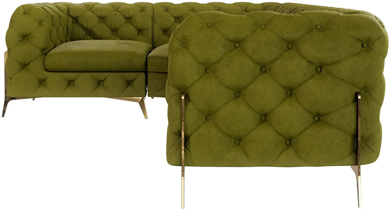 Rohová pohovka Chesterfield Chelsea Bis — 2