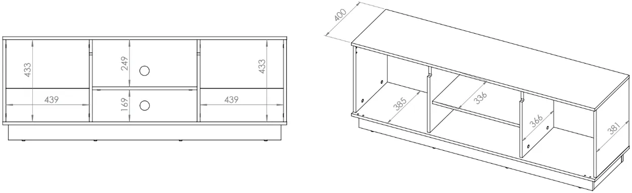 TV stolík Urso — 9