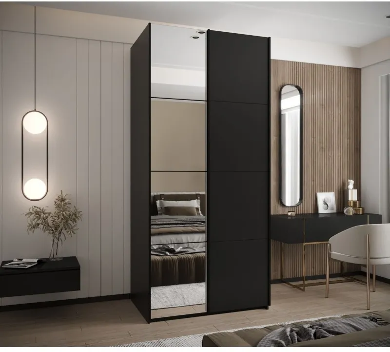 Skriňa s posuvnými dverami so zrkadlom Lux 3 110 — 2