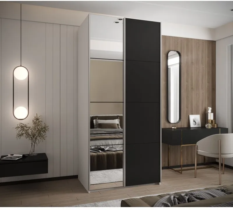 Skriňa s posuvnými dverami so zrkadlom Lux 3 110 — 2