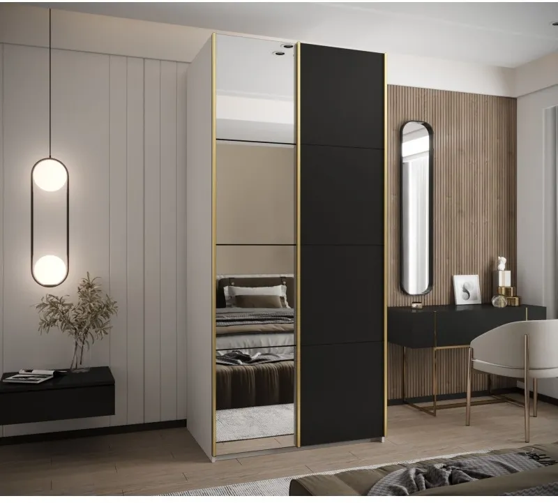 Skriňa s posuvnými dverami so zrkadlom Lux 3 110 — 2