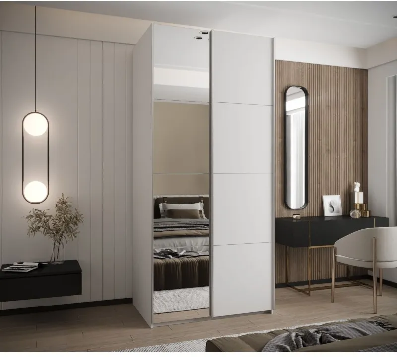Skriňa s posuvnými dverami so zrkadlom Lux 3 110 — 2