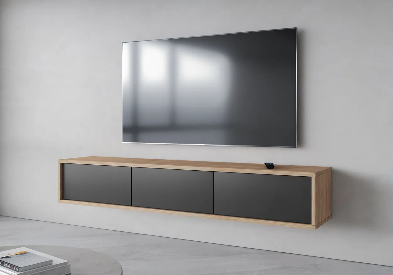 TV stolík Frida s možnosťou zavesenia na stenu — 4