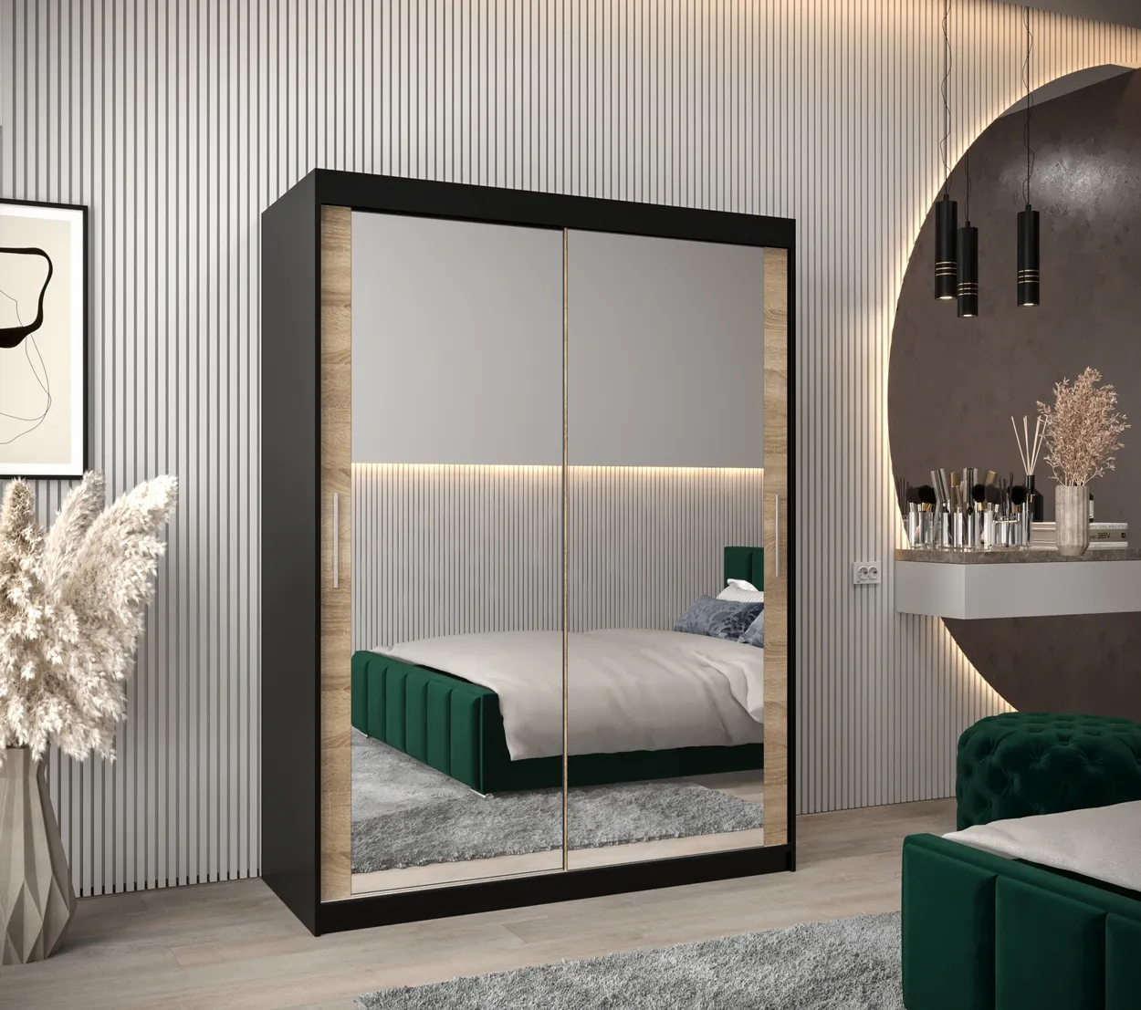 Skriňa s posuvnými dverami Tokyo 3 150 — 2