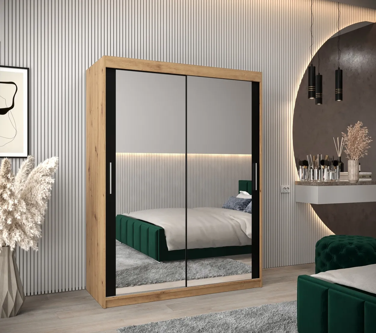 Skriňa s posuvnými dverami Tokyo 3 150 — 2