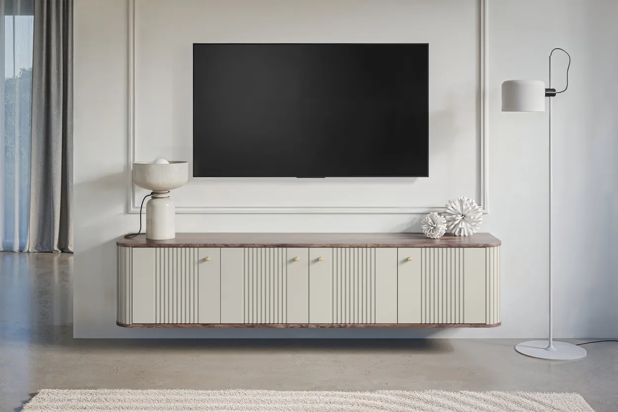 TV stolík Vesper 187 4D závesný — 2