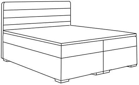 Kontinentálna posteľ 200 Benetti — 3