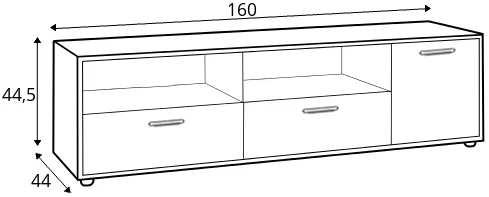 TV stolík Parma — 2