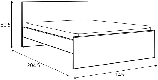 Posteľ Zele 140 — 4