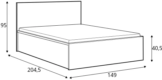 Posteľ 140 Tetrix B — 3