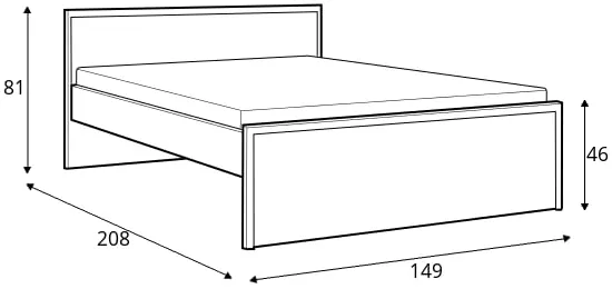Posteľ Pori 140 — 4
