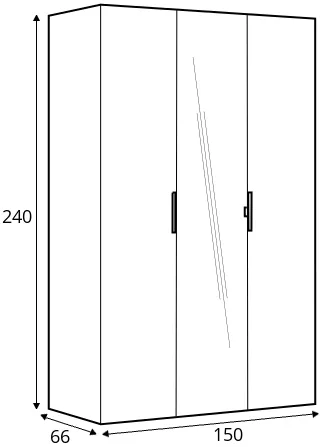 Skriňa Flex 150 cm — 5