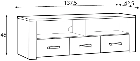 TV stolík XL — 2