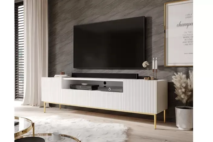 TV stolík Nicole 200 cm s výklenkom — 2