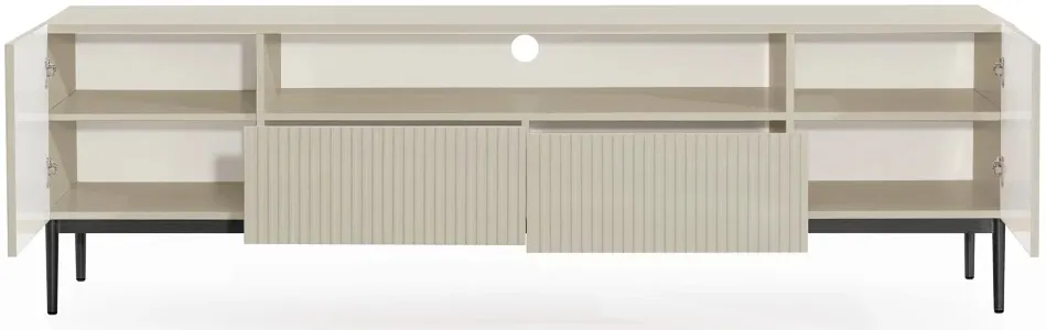 TV stolík Nicole 200 cm s výklenkom — 4