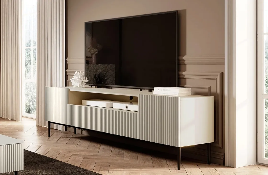 TV stolík Nicole 200 cm s výklenkom — 2