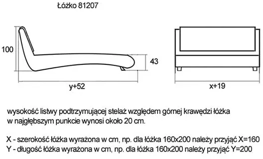 Posteľ 81207 (200x200 cm) — 2