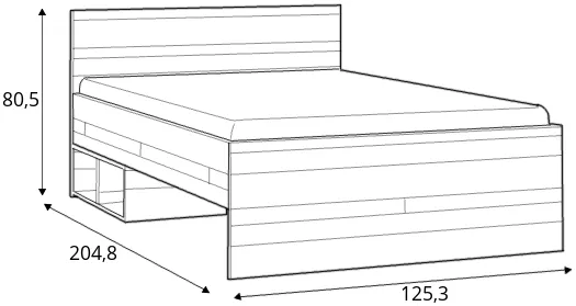 Posteľ 120 Nubi — 3