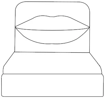 Posteľ 140 Usta — 5