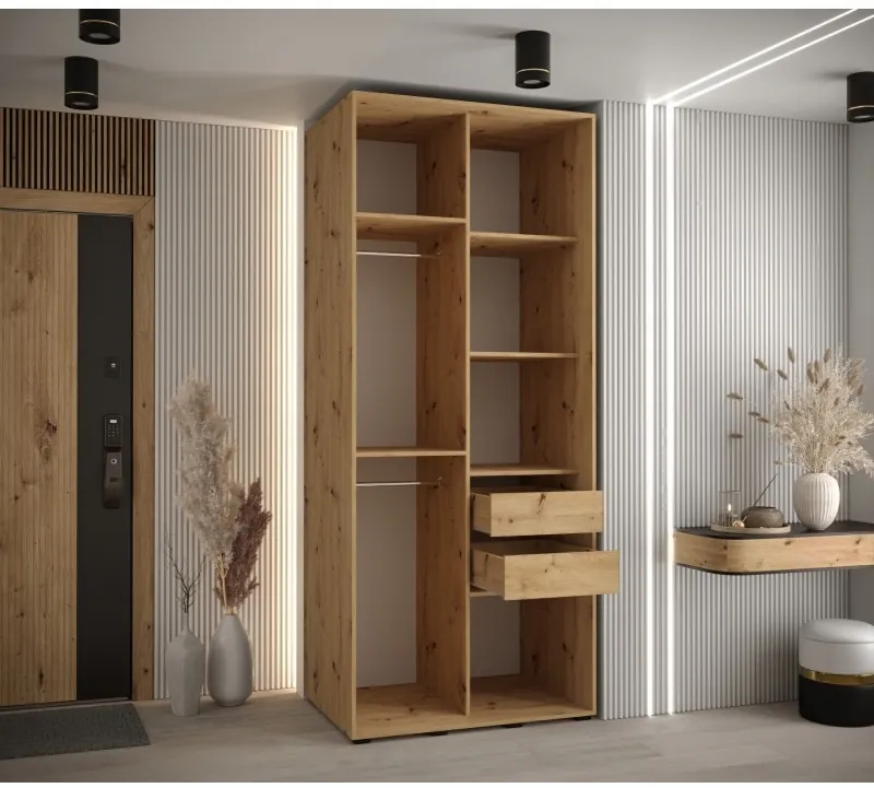 Skriňa s posuvnými dverami so zrkadlom Davos 11 110 cm 60 cm — 6