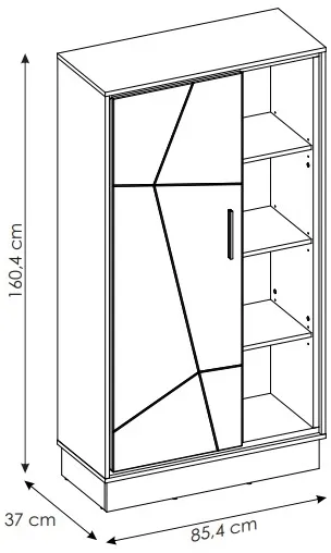Nízky regál Brolo — 3
