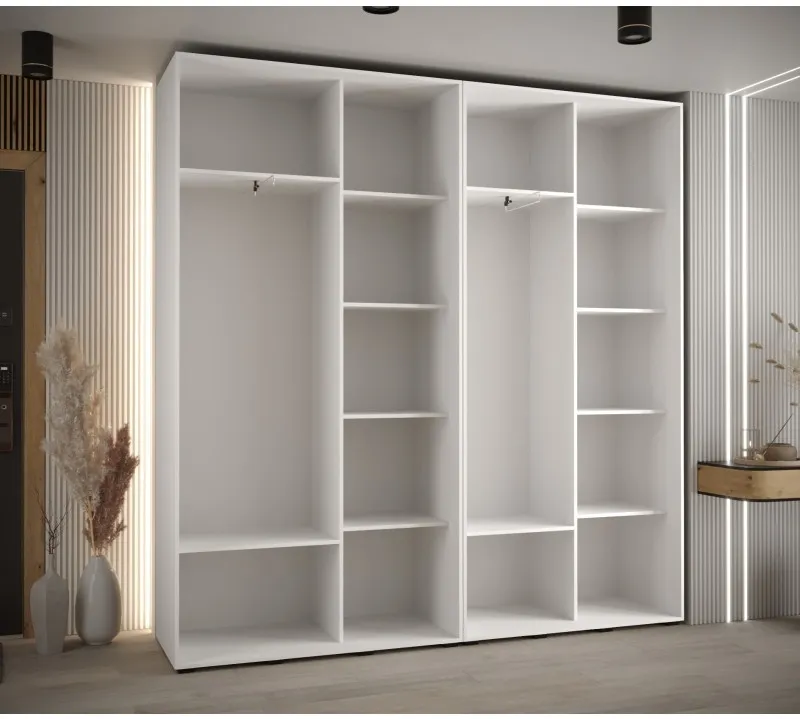 Skriňa s posuvnými dverami so zrkadlom Davos 5 230 cm 45 cm hĺbky — 3