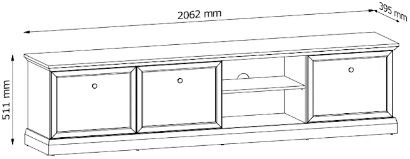 TV stolík Lucca — 2