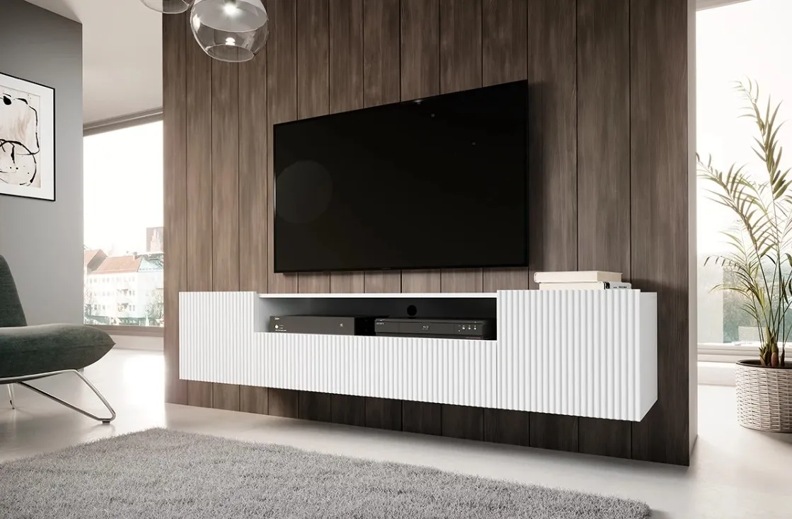 TV stolík závesný s výklenkom Nicole 200 cm — 2