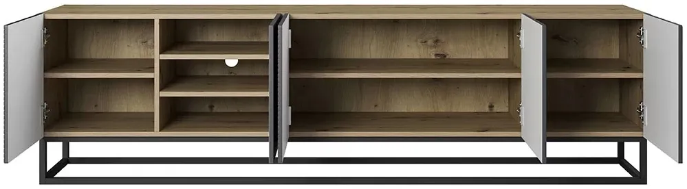 TV stolík Asha 200 na kovovom ráme — 6
