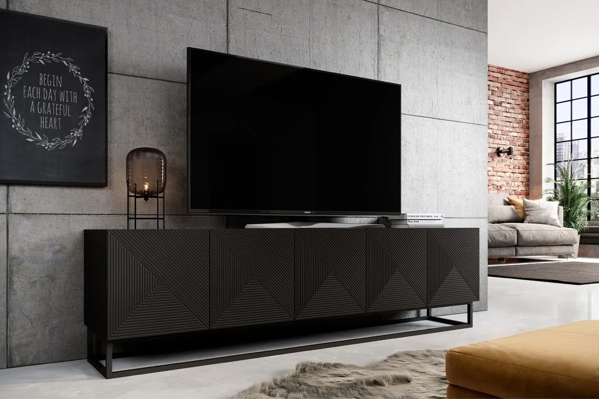 TV stolík Asha 200 na kovovom ráme — 4