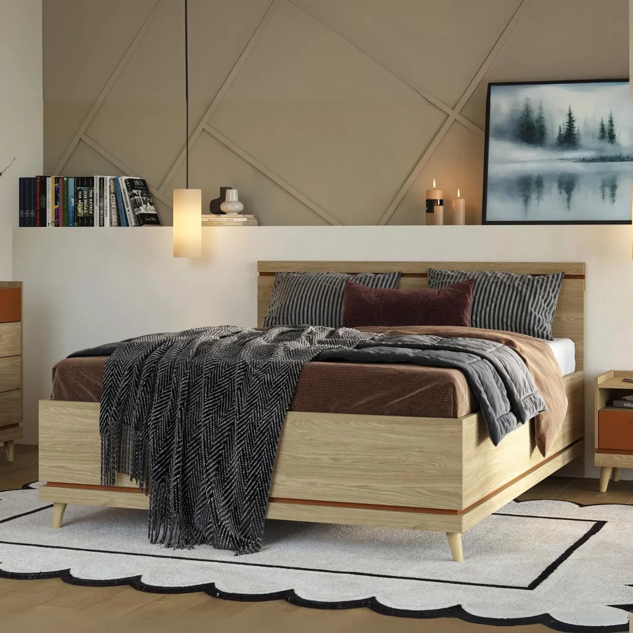 Posteľ Scandi 160 — 2