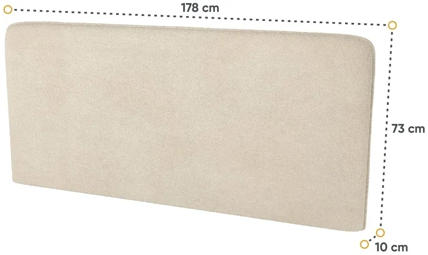 Čalúnené čelo k sklápacej posteli BC-13 — 2