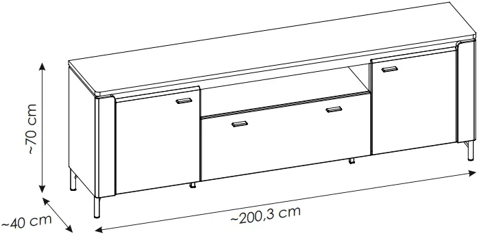 TV stolík Norica — 3