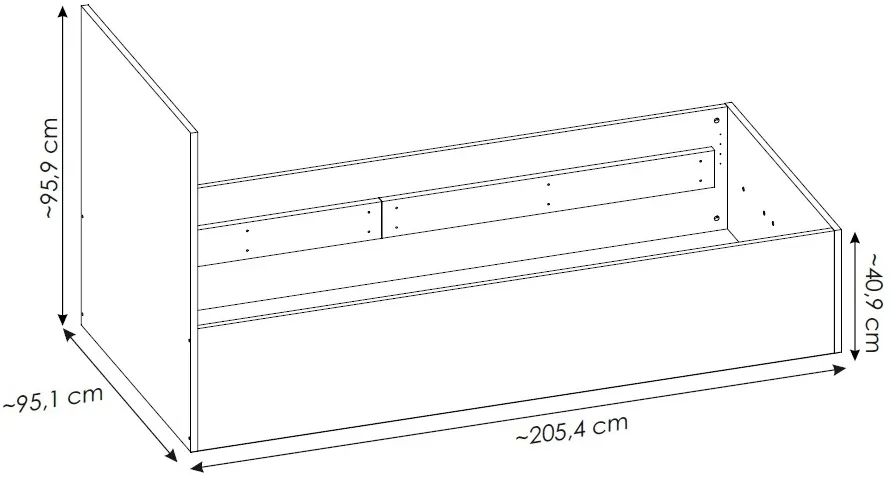 Posteľ 90 Fano — 3