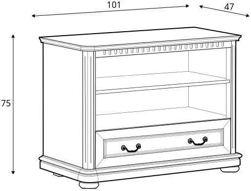 TV stolík Lorenz — 2