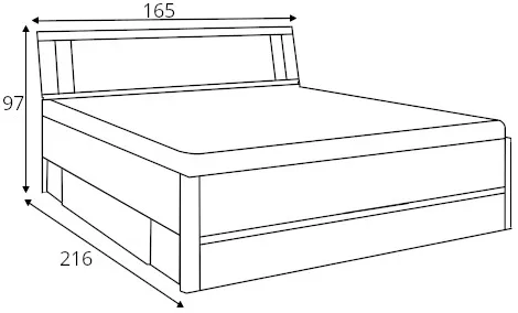 Posteľ 160 Saturn — 4