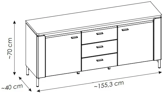 TV stolík Lazio — 3