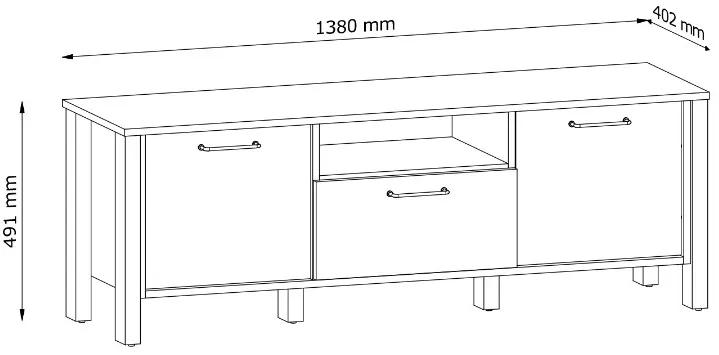 TV stolík Indygo — 6