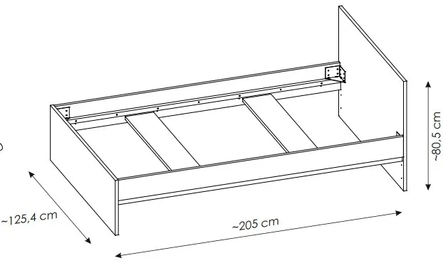 Posteľ 120 Ricko — 3