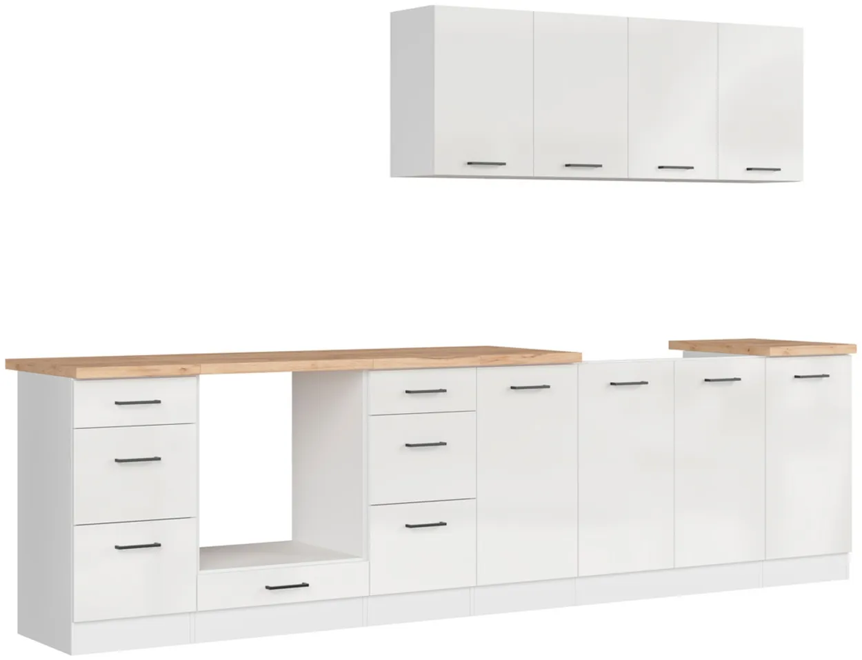 Kuchynská zostava Junona Line 300 cm s pracovnou doskou — 4