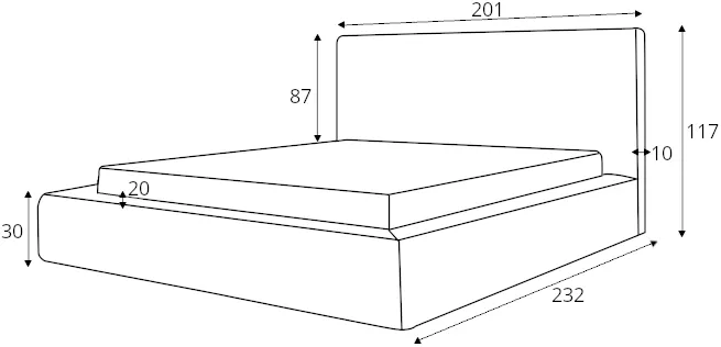 Posteľ 160 Princce — 3
