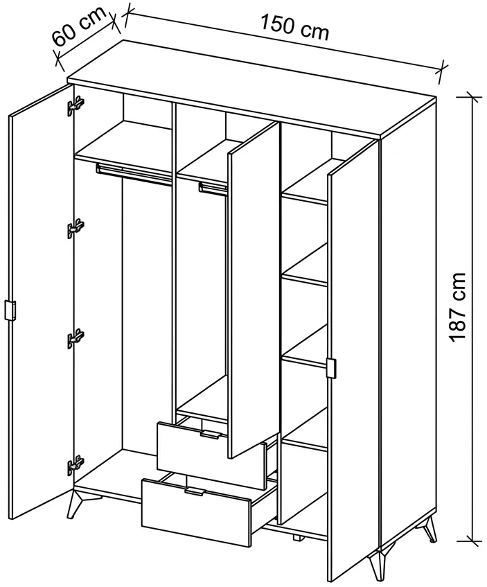 Skriňa Velton — 4