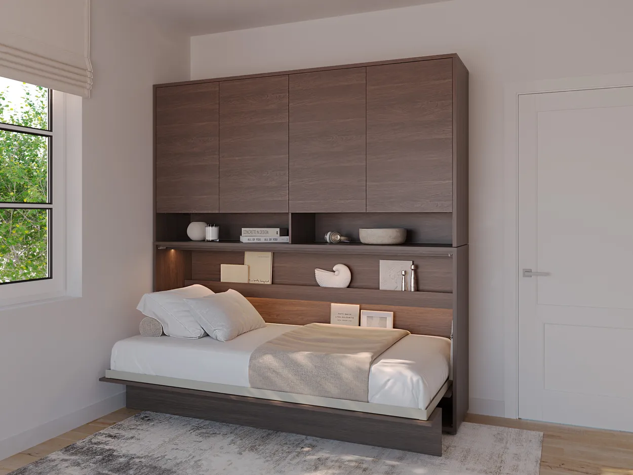Moderná sklápacia posteľ do obývačky alebo spálne 90 Bed Concept — 3