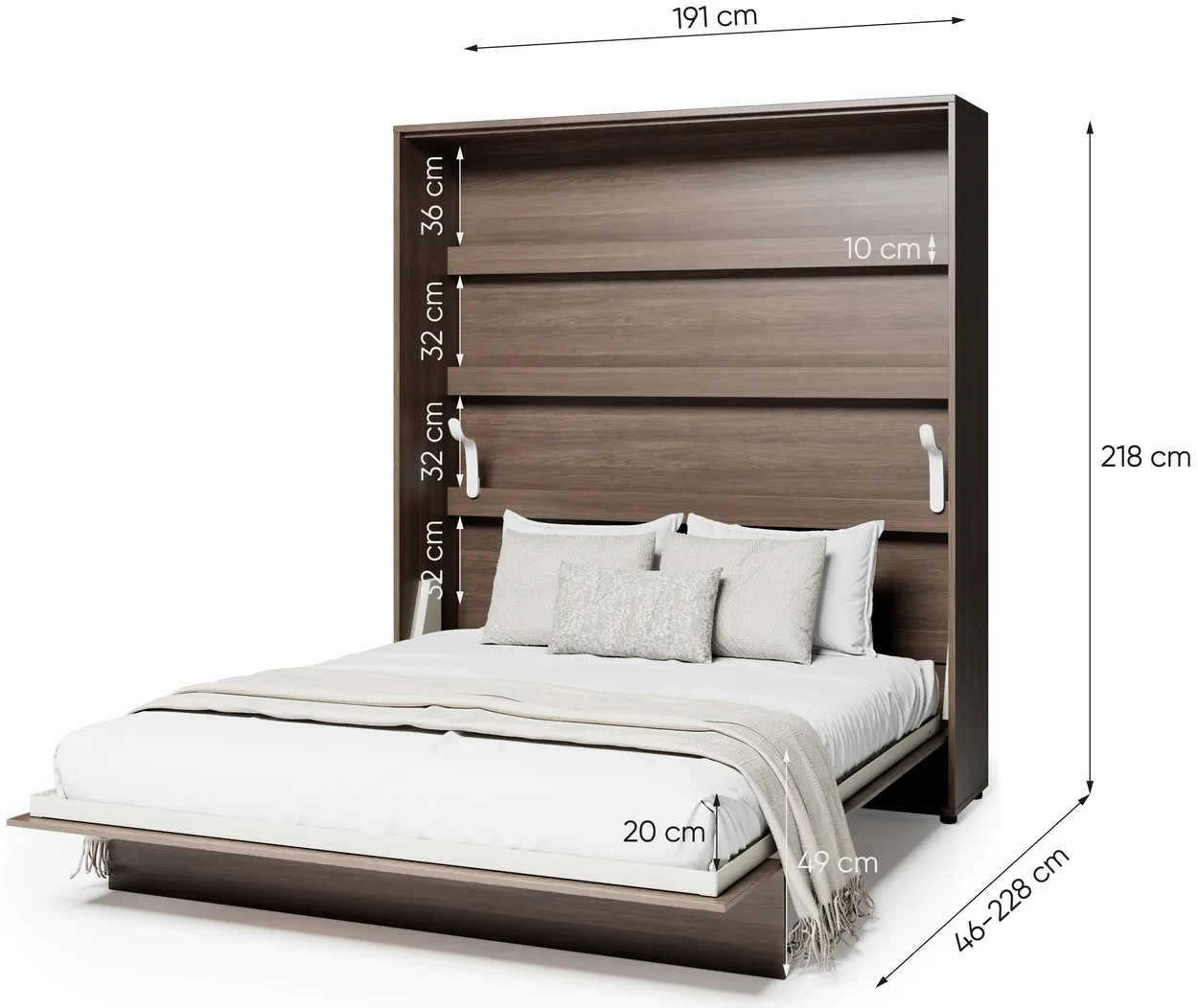 Sklápacia posteľ Vertikálna 180 Bed Concept — 10